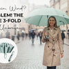 Sun, Rain, Wind? No Problem! The Ultimate 3-Fold Umbrella