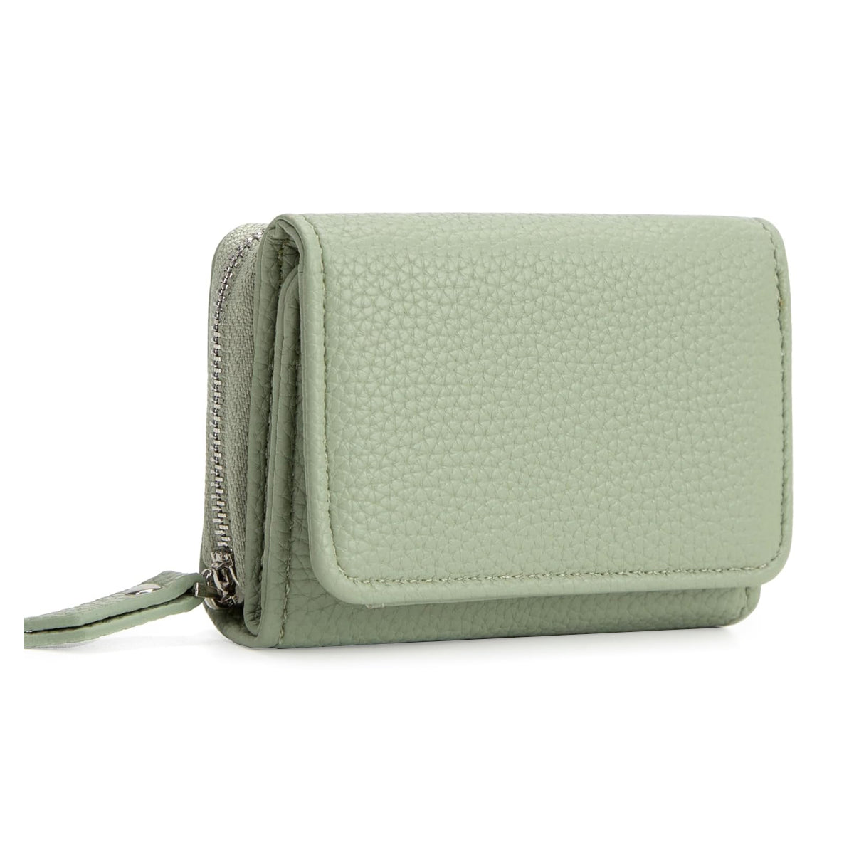 PALAY® Women Small Leather Purse Women Purse Mini Card Bag Fashion PU Multi Compartments Coin Bag Cash Bag, 10x8x4cm