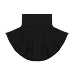PALAY® Fake Turtleneck Dickey Collar for Women Detachable Half Top Fake Collars Winter Soft High Neck Mock False Collar for Hoodie, Sweater, Cardigans - Black