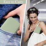 PALAY® Women Small Leather Purse Women Purse Mini Card Bag Fashion PU Multi Compartments Coin Bag Cash Bag, 10x8x4cm