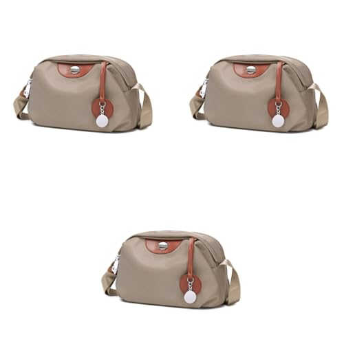 PALAY® Fashion Women Crossbody Bag Casual Nylon Daily Shoulder Double Layer Waterproof Messenger Versatile for Commuting Travel 3 PCS