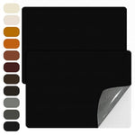 PALAY® 5Pcs Automotive Upholstery Leather Car Interior Leather Repair Sticky Leather Repairment Waterproof Adhesive Synthetic PVC Leather Patches for Sofa, Recliner, Car Seats,8x11.8 inches, Black