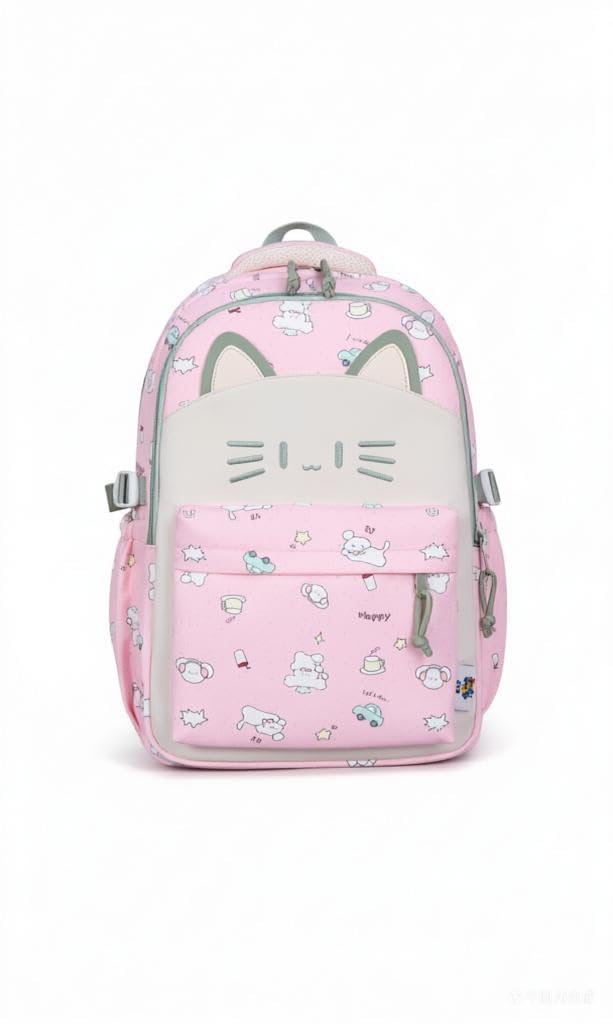 PALAY® School Bag for Girls Pink Kawaii Ita Backpack Large Capacity Bags for Girls