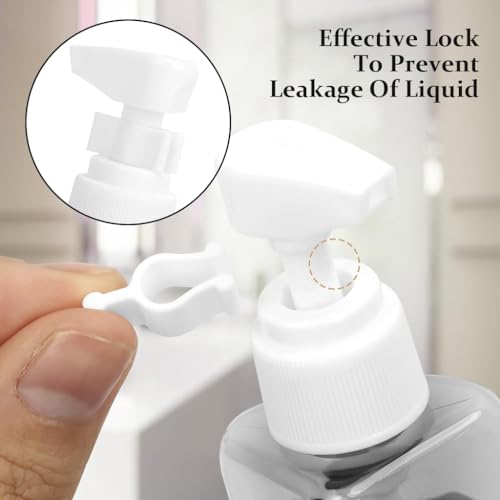 MAYCREATE® 4 in 1 Travel Bottles for Toiletries, 50ml Spray Bottle & Lotion Bottle Kit, Portable Travel Toiletry Bottles with Case, Leak-proof Refillable Small bottles for Travel for Shampoo Liquid