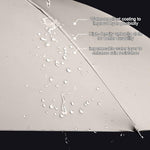 PALAY® Big Umbrella for Men Oxford with Straight Shank Unisex Windproof Rain Sun Protection Large Canopy Reinforced 8 Fiber Ribs Auto One-Touch Open Commute Outdoor Beige 3 PCS