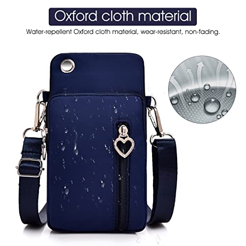 PALAY® Small Crossbody Wallet Phone Bag for Women Mini Shoulder Handbag with Credit Card Slots Large Cell Pouch 3PCS