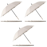 PALAY Big Umbrella for Men with 132cm Canopy and Auto One Touch Open | Windproof Beige