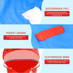 PALAY® Rain Coat for Kids Spider Man Poncho Raincoat for Kids 9-11 Years Boys Girls with Pockets Wide Brim Hooded Poncho Safe School Bag Rain Cover Spider Print Recommended Height 140-150CM(XXL Size)