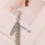 PALAY Pants Chain with Clip Fastening for Punk Dancer and Biker Style | 60–80cm Silver Metal
