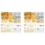 PALAY® 220 PCS Hair Jewelry for Women Braids Alloy Charms Dreadlocks Extension Metal Pendants Rings Cuffs Clips Accessories Girls