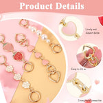 PALAY® 12PCS Bag Extender Chain Golden Chain for Bag 5.7-6.7 Inches Cute Charm Strap Quick Connection Fashion for Purse Handbag Sling Bag