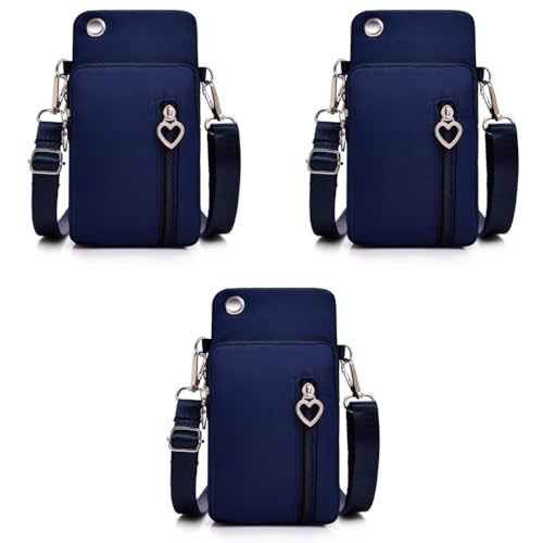 PALAY® Small Crossbody Wallet Phone Bag for Women Mini Shoulder Handbag with Credit Card Slots Large Cell Pouch 3PCS