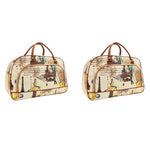 PALAY® Duffle Bags Travel Bags for Women PU Waterproof Large Travel Duffel Bag Carry on Shoulder Bag with Shoulder Strap for Trip X2