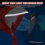 PALAY® Rain Coat for Kids Spider Man Poncho Raincoat for Kids 5-7 Years Boys Girls with Pockets Wide Brim Hooded Poncho Safe School Bag Rain Cover Spider Print Recommended Height (L Size)