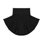 PALAY Fake Turtleneck Dickey Collar for Women with Soft Dralon Fabric | Detachable Black Mock Neck for Layered Winter Style