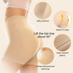 PALAY® Butt Lifter Padded Underwear for Women Hip Pads Enhancer Shapewear Shorts Seamless Tummy Control Panties Shaper Fake Pad M Beige 3PCS