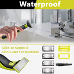 MAYCREATE® Set de Protectores de Guías para Philips OneBlade, Accesorios para Recortadora Eléctrica Híbrida QP2630 QP2620 QP2530 QP2520, Reemplazo de Peines Guía para Barba de 1/2/3/5 MM