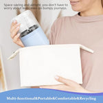 MAYCREATE® 4 in 1 Travel Bottles for Toiletries, 50ml Spray Bottle & Lotion Bottle Kit, Portable Travel Toiletry Bottles with Case, Leak-proof Refillable Small bottles for Travel for Shampoo Liquid