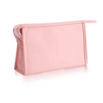 GUSTAVE® Makeup Pouches for Home & Travel, Toiletry Bag for Cosmetics, Brushes (Pink)