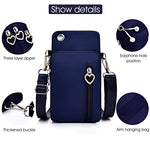 PALAY® Small Crossbody Wallet Phone Bag for Women Mini Shoulder Handbag with Credit Card Slots Large Cell Pouch 3PCS