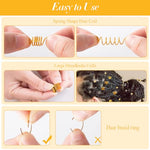 PALAY® 220 PCS Hair Jewelry for Women Braids Alloy Charms Dreadlocks Extension Metal Pendants Rings Cuffs Clips Accessories Girls