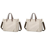 PALAY Tote Bag for Daily Use with Removable Strap and Multi Pocket 16.5 in Design | Waterproof Oxford Cloth Handbag for Women