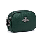 PALAY® Women Coin Bag Utility Double Layer PU Small Bag Zipper Pouch Coin Bag Card Bag Purse Bag Cash Bag Birthday Gift Christmas Gift for Women, 11.5x4x7.5cm