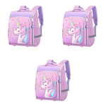 PALAY School Bag for Girls featuring 29x16x36cm capacity with ergonomic padded straps | Unicorn Backpack for Kids 3–6 Years