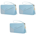 PALAY Womens Long Wallet for Daily Use with 10 Card Slots and Smooth Zipper Closure | PU Leather Purse