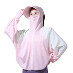 PALAY Sun Protection Hoodie for Women with UPF 50+ UV Block Fabric | Quick Dry Pink Jacket