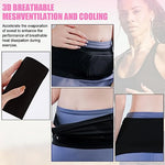 PALAY® Slim Running Belt Bag with Hook Elastic Open Waist for Phone Keys Earbuds Large Capacity Pack Workouts Exercise Cycling Travel 2PCS