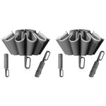 PALAY Umbrella with 10 Dual Ribs and Reflective Strip featuring Carabiner Handle | 2PCS