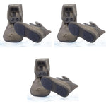 PALAY Silicone Shoe Covers for Rainy Days with Double Snap Closure and TPE Anti Slip Sole | 3 PCS Size 4 5