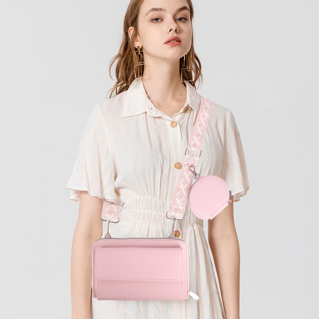 PALAY Crossbody Bag for Everyday Use with Adjustable Nylon Strap and PU Leather Pouch | Compact Multi Compartment Design for Women