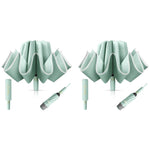 PALAY Auto 3 Fold Umbrella for Travel with 50in Canopy and 10 Dual Ribs | Reflective UV Shield