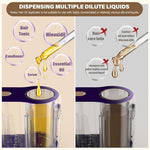 HANNEA® Aplicador Eléctrico de Aceite para El Cabello y Masajeador Del Cuero Cabelludo 2 En 1, Depósito de Aceite de 10ML con Terapia de Luz Roja, Adecuado para El Cuidado Del Cuero Cabelludo de Mujer