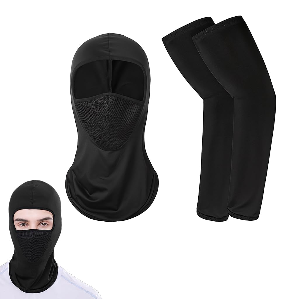 PALAY® Pasamontañas, Balaclava Protección UV, para Moto Esquí Ciclismo para Hombres y Mujeres.