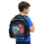 PALAY School Bag for Boys with 3 Compartments Waterproof Oxford Fabric | Lightweight Laptop Backpack for Travel and School