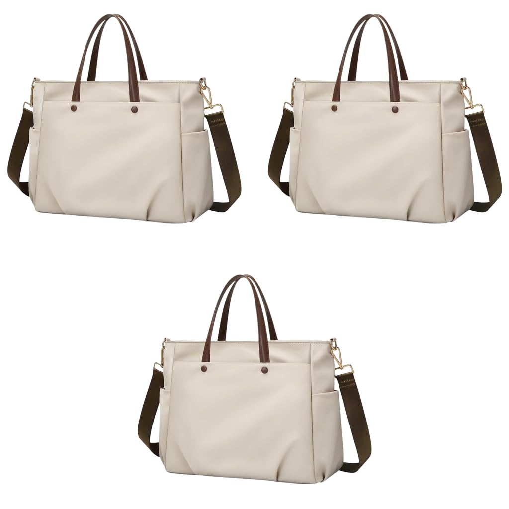 PALAY Tote Bag for Women 16.5 in Large Handbag with Removable Strap & Waterproof Oxford Fabric | Ideal for Office and Daily Use