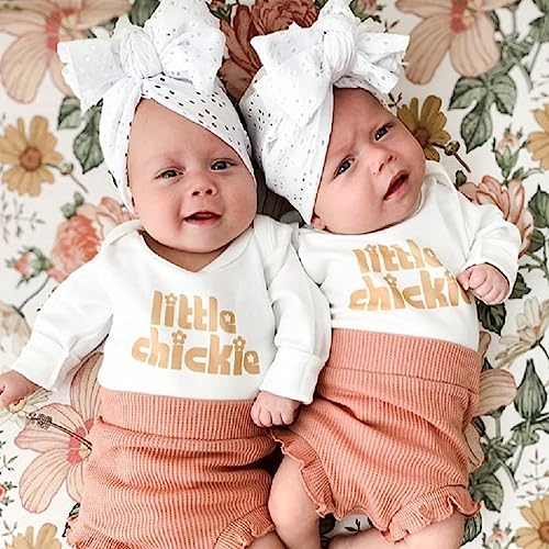 PALAY® 9PCS Baby Cap for 3-6 Months, Soft Baby Turban Cap for Baby Girl Boy, Stretchy Big Bow Baby Caps for Born 0-3 Months, Breathable Lovely Newborns Infant Hat Shower Gifts