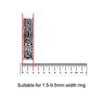 PALAY Invisible Ring Size Adjuster for Loose Rings with 8 Sizes and Soft Silicone Fit | Unisex
