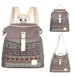 PALAY Women Backpack for Work and Travel with 30x13x38cm Space | Canvas Multiway Bag