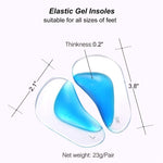 PALAY Arch Support Insoles for Flat Feet and Plantar Fasciitis with PU Gel Cushion | One Size for Women and Men