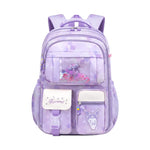 PALAY® Kuromi Backpack for School Girls Sanrio Kuromi School Backpack Multi Layer Large Book Bag Burden Relief Travel Backpack School Backpack for 8-16 Years Olds School Girls Teens, 45x31x19cm