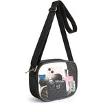PALAY Crossbody Bag for Women with Adjustable Strap and 7.8x2.76 in Capacity | Transparent PU Frame Design