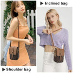 PALAY® Sling Bag for Women Crossbody Bag for Women Phone Bag Stylish PU Leather Mobile Cell Phone Holder Pocket Purse Wallet Mini Shoulder Bags Coffee Brown X2
