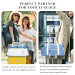 PALAY® Travel Bags for Luggage Multi Pocket Sports Duffle Women with Wet Shoe Compartment Weekender Overnight Gym 2PCS