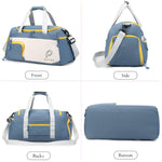 PALAY Gym Bag for Travel and Sports with 50×27×23 cm Capacity & Wet Pocket | Shoe Compartment