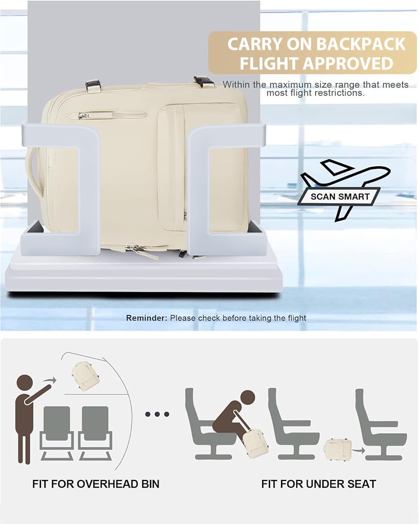 PALAY Travel Backpack for Men with 14 in Laptop Sleeve and Separate Shoe Compartment | Waterproof Polyester Design