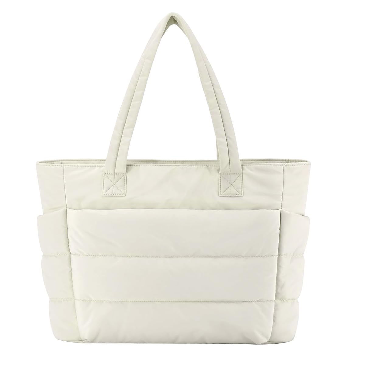 PALAY Fashion Tote Bag for Women with 15.6 in Laptop Compartment and Quilted Design | Soft Polyester Handbag for Work and Travel